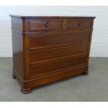 Mobilier Fabrique chest, with two short and three long drawers. 93 x 114 x 51cm.