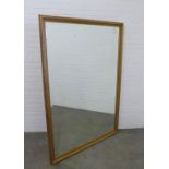 Large contemporary gilt framed mirror. 182 x 124cm.