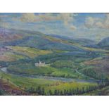 McGill Duncan, (Scottish 1896 - 1978) Craithie Church, Balmoral, oil on board, signed and dated