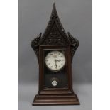 Mantle clock, 53 x 26cm.