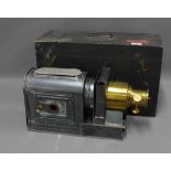 Perken Son & Co 'Optimus' magic lantern with box