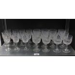 Set of wine glasses, (23)