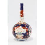 Imari bottle neck vase, 25cm