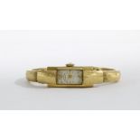 Lady's Favre-Leuba bracelet watch stamped `750` and numbered 47917