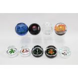 Caithness Glass paperweights, limited editions to include Dark Island, Christmas Candle, Royal