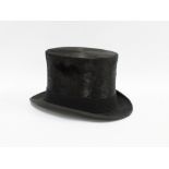 G&W King Ltd, black silk top hat