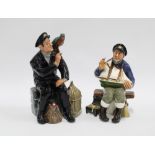 Two Royal Doulton figures, 'Tall Story' HN2248 and 'Shore Leave', HN2254, taller 18cm (2)