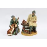Two Royal Doulton figures, 'The Master' HN2325, and 'Lunchtime', HN2485, taller 20cm (2)