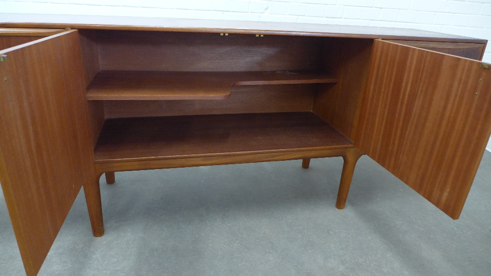 A.H. McIntosh, teak sideboard with a pair of cupboard doors, flanked on one side to a fall front, - Image 3 of 4