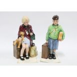 Two Royal Doulton limited edition Children of the Blitz figures, 'The Boy Evacuee' HN3202, no.