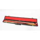 Tecno Pro snooker cue in a fitted case