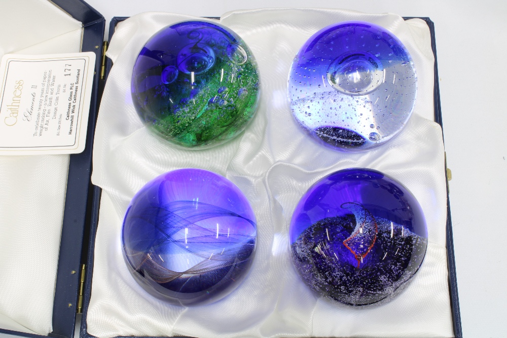 Caithness Glass paperweights, limited editions to include Mercury, Autumn Leaves, Journey's End, - Image 2 of 6