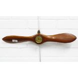 Propellor wall clock, 56cm.