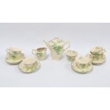 Art Deco pottery coffee set (a/f)