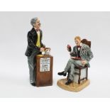Two Royal Doulton figures, 'The Auctioneer' HN2988, exclusively for collectors club and 'Antique