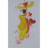 Jake Sutton (BRITISH b. 1947) Mikado Opera costume design, limited edition print, 4/195, signed in