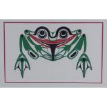 'Frog', limited Edition coloured print, signed in pencil and numbered 95/155, Pacific Editions