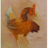 David Michie O.B.E., R.S.A., R.G.I., F.R.S.A (SCOTTISH 1928-2015) Cockerel oil on canvas,