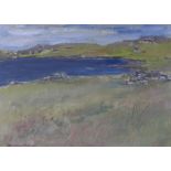 Christine Paterson 'Summer - Iona', oil on board, signed and framed under glass, 31 x 22cm