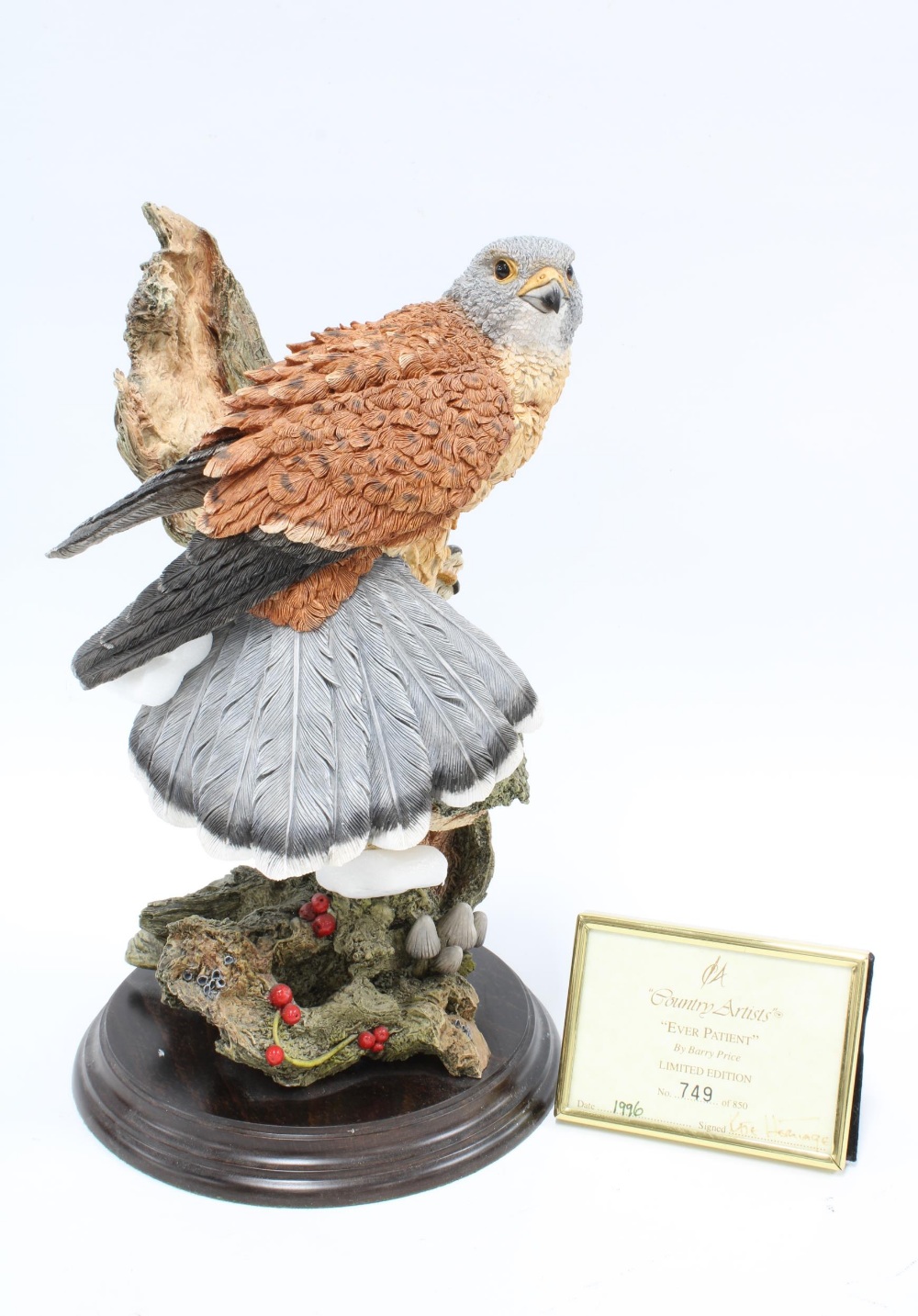 A limited edition Country Artists sculpture 'Ever Patient', modelled by Barry Price, no. 749/850, on