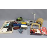 Vintage Hornby LNER 460 and station accessories, etc (a lot)