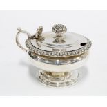 Scottish silver mustard pot, likely by James McKay,Edinburgh, circa 1810, 8.5cm diameter