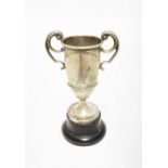 East Africa Irish Society silver trophy by Walker & Hall, Sheffield 1936, 14cm high