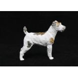 Dresden porcelain dog, 11.5cm high