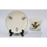 French porcelain cup and saucer transfer printed with Alsace and Scotland alliance motifs (2)