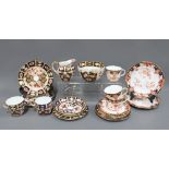 Collection of Royal Crown Derby Imari porcelain table wares (18)