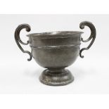 Liberty & Co English Pewter campana urn, makers mark and numbered 01171, 24cm