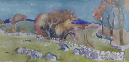 Robert MacDonald Scott, Scottish (1914-1994) 'The Pendstead, Melrose', watercolour on paper,