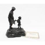 'Schijndel Memorial Maquette' artist's proof, sculpted by Alan Beattie Herriot DA ARBS, with