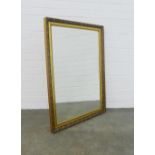 Rectangular gilt framed wall mirror, 66 x 91cm.