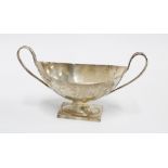 George VI silver twin handled bowl, Viners, Sheffield 1937