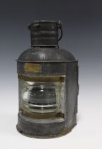 Early 20th century French lantern lamp 33cm