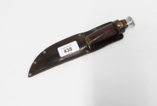 William Rodgers (Cut My Way) Scouts knife with leather sheaf