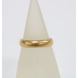 22carat gold wedding band, Birmingham 1946