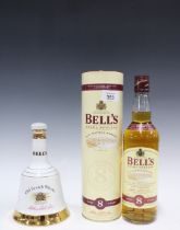 Bell's Old Scotch Whisky 8 years, 70cl special Millennium bottling, together with Bell's Old