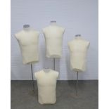 Four oversized Gents mannequins, used in High & Mighty (4)