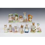 Collection of Royal Albert Beatrix Potter figurines (12)