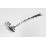 Early 19th century Scottish silver soup ladle, Andrew Wilkie, Edinburgh 1811, Old English pattern,