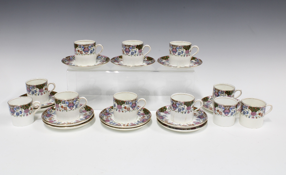 Aynsley floral coffee cans and saucers (23)