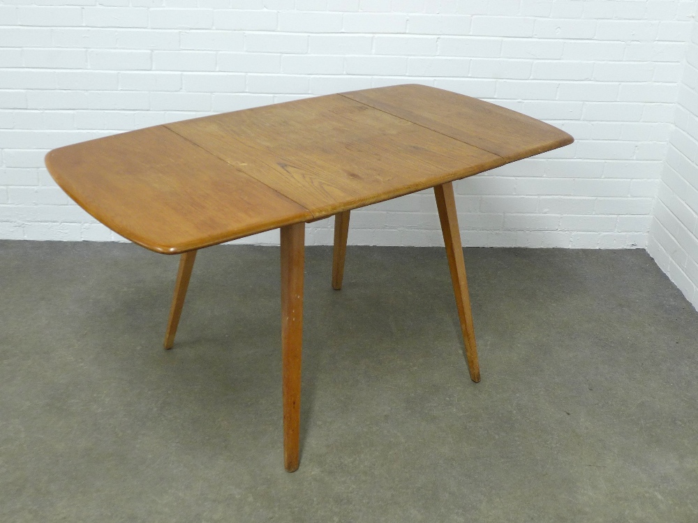 Vintage Ercol light elm extending table, 138 x 72 x 74cm. - Image 2 of 3