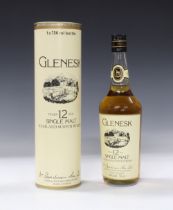 Glenesk 12 Years Old Single Malt Highland Scotch Whisky 75cl, 40% volume, in presentation tube.