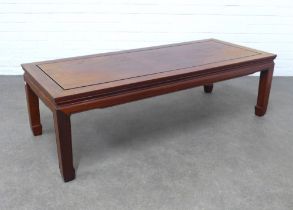 Chinese style coffee table, 138 x 41 x 56cm.