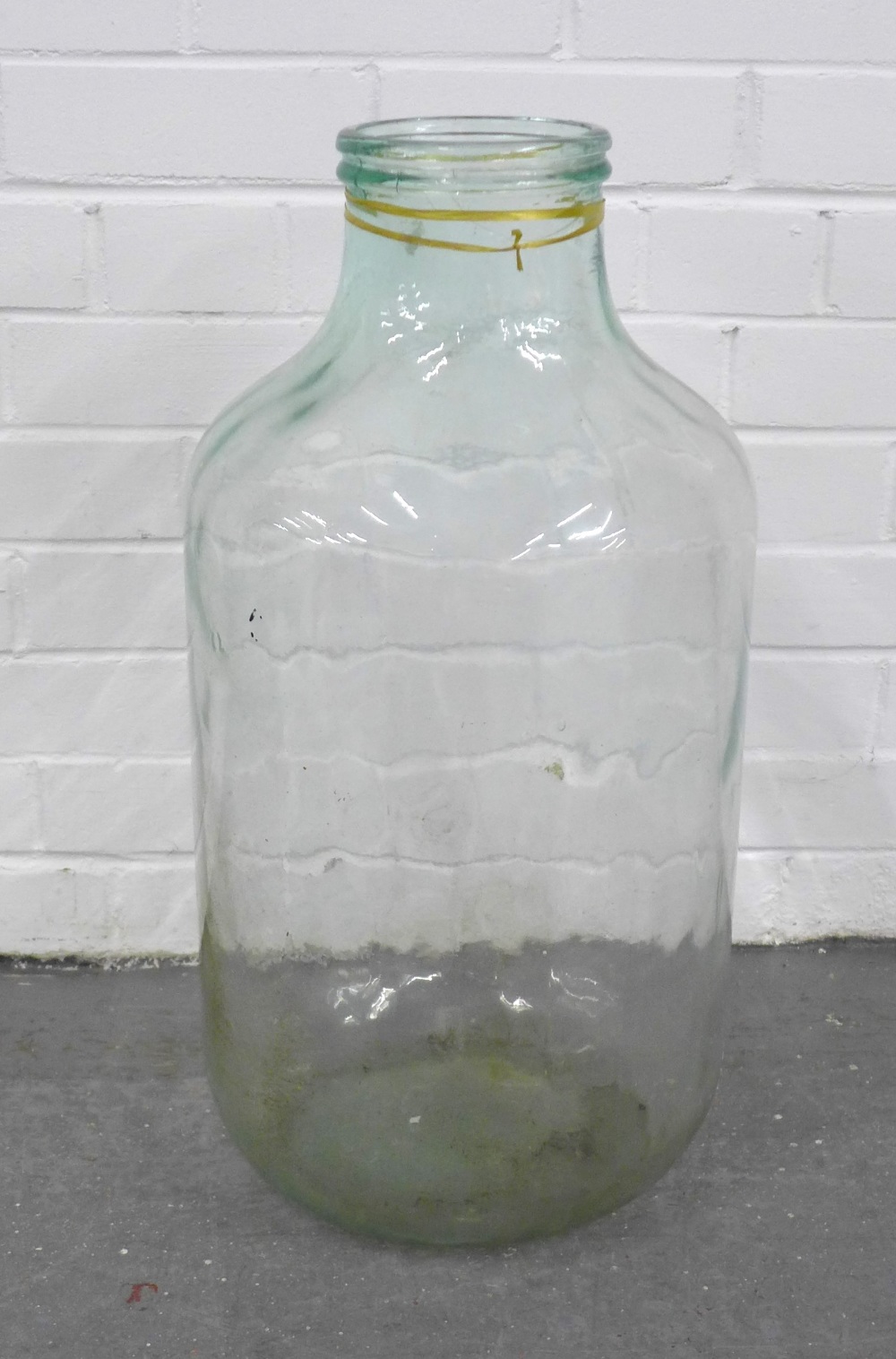 Glass carboy, 32 x 60cm.