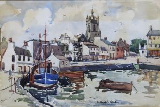 ROBERT HARDIE CONDIE, RSW (SCOTTISH, 1898 - 1981), Bright Day, Tarbet, Loch Fyne, watercolour on