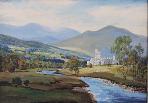 GEORGE MELVIN RENNIE, (SCOTTISH 1874 - 1953), BALMORAL, oil on canvas, signed bottom left, in an