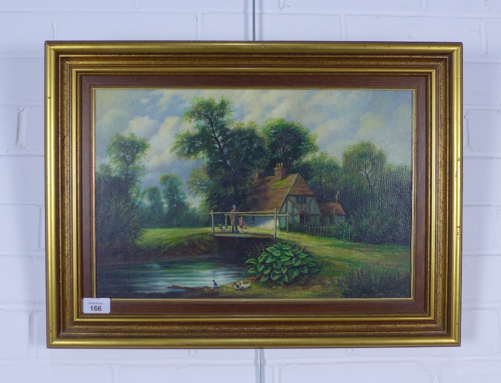 MAKINSON, NEAR STOKE - EDITH, HERTFORDSHIRE, oil on canvas, signed and framed, 44 x 29cm - Image 2 of 2